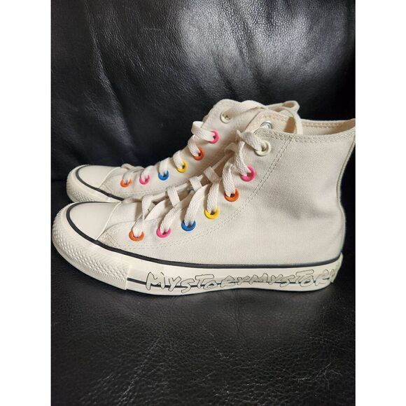 CONVERSE Chuck Taylor All Star Platform High My Story Sneakers Womens Size 6/ Me - Picture 1 of 9